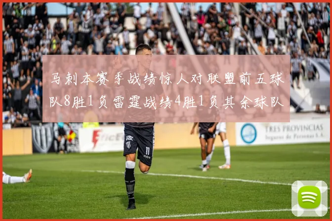 马刺本赛季战绩惊人对联盟前五球队8胜1负雷霆战绩4胜1负其余球队全胜